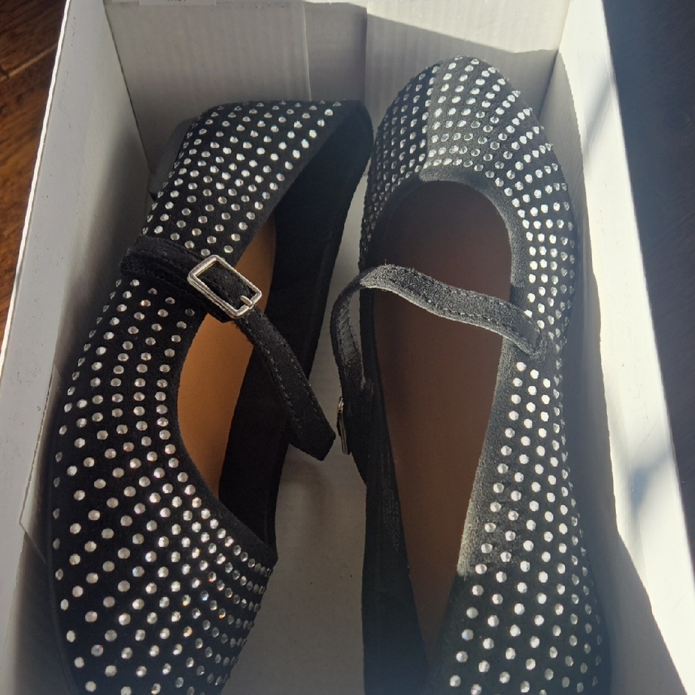 DV by Dolce Vita Kids Black Sparkle Dress Shoes